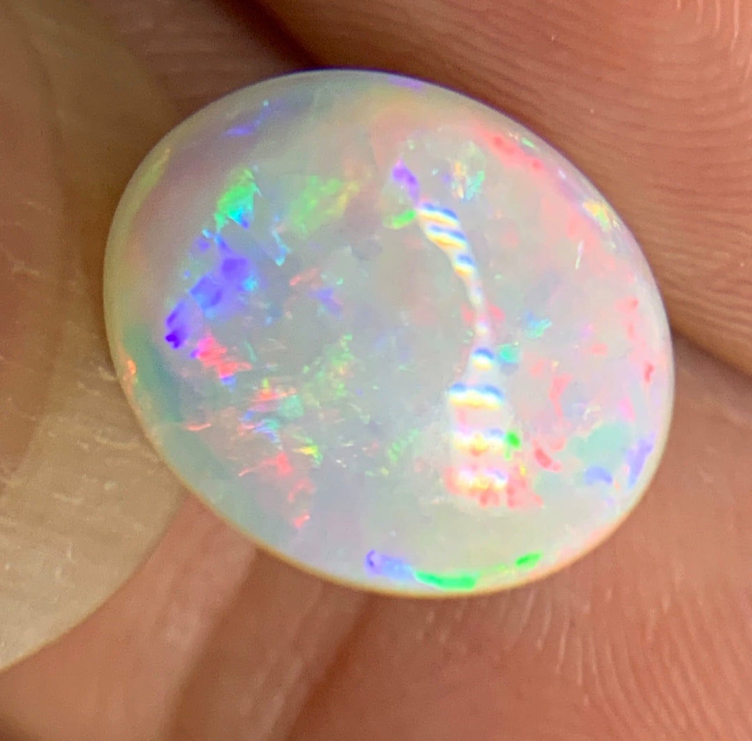 'Blossom' 1.935ct Solid Australian Crystal opal 11.0×9.1×3.0mm