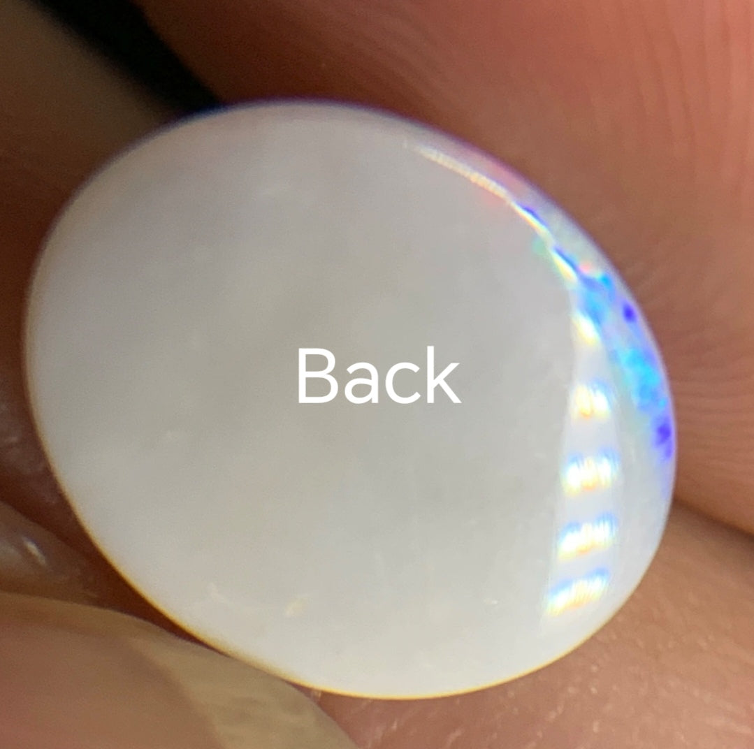 'Blossom' 1.935ct Solid Australian Crystal opal 11.0×9.1×3.0mm