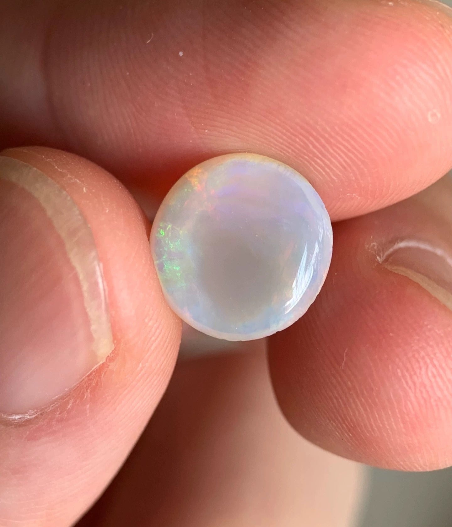 'Moon flowers' 2.14ct Solid Australian Crystal opal 11x10.8x3.2mm