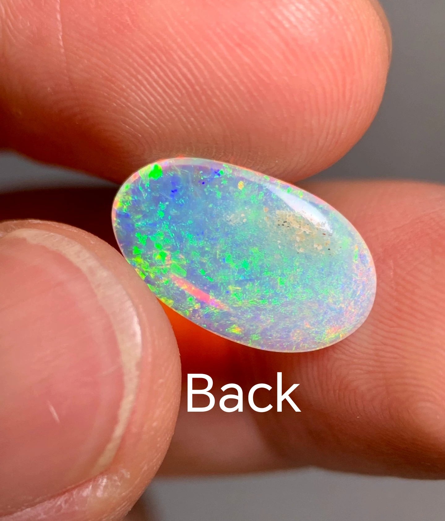 'Vivid Sealife' 1.9ct Solid Australian Crystal opal Coober Pedy 14.6x9x2.5mm