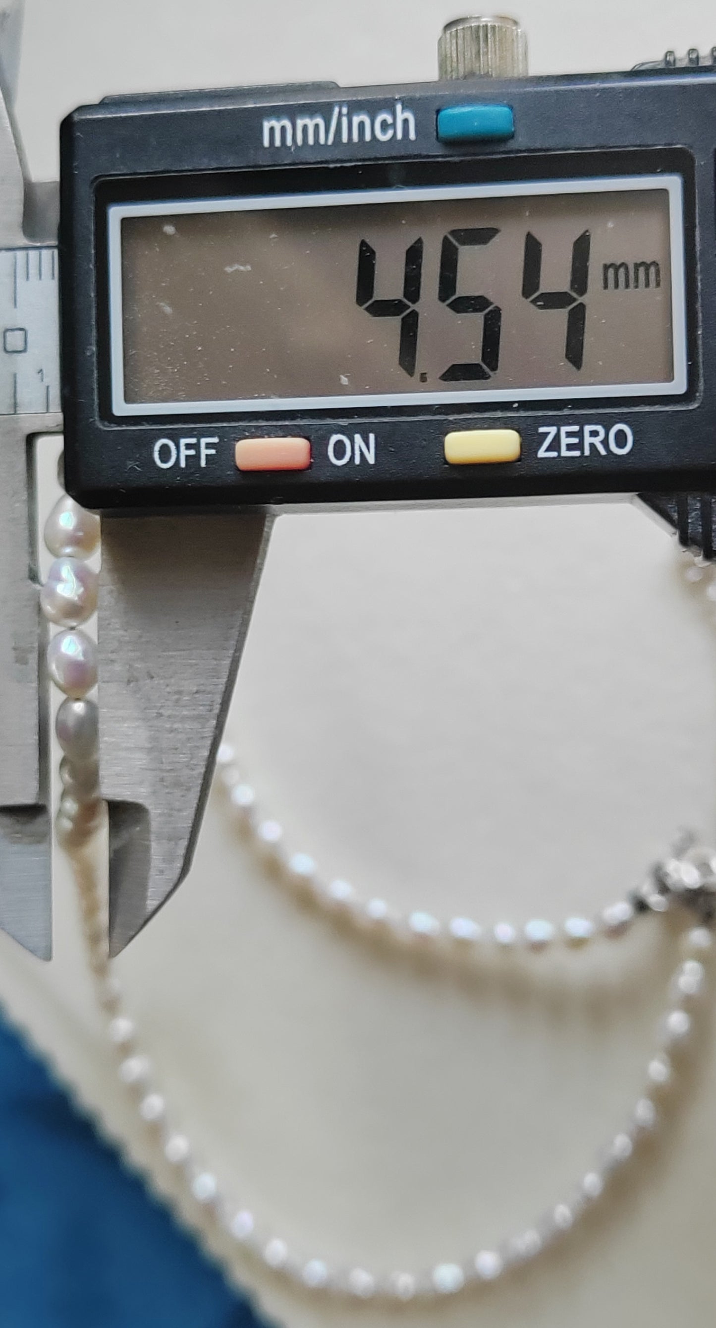 4-4.5mm Genuine freshwater keshi pearls classic necklace