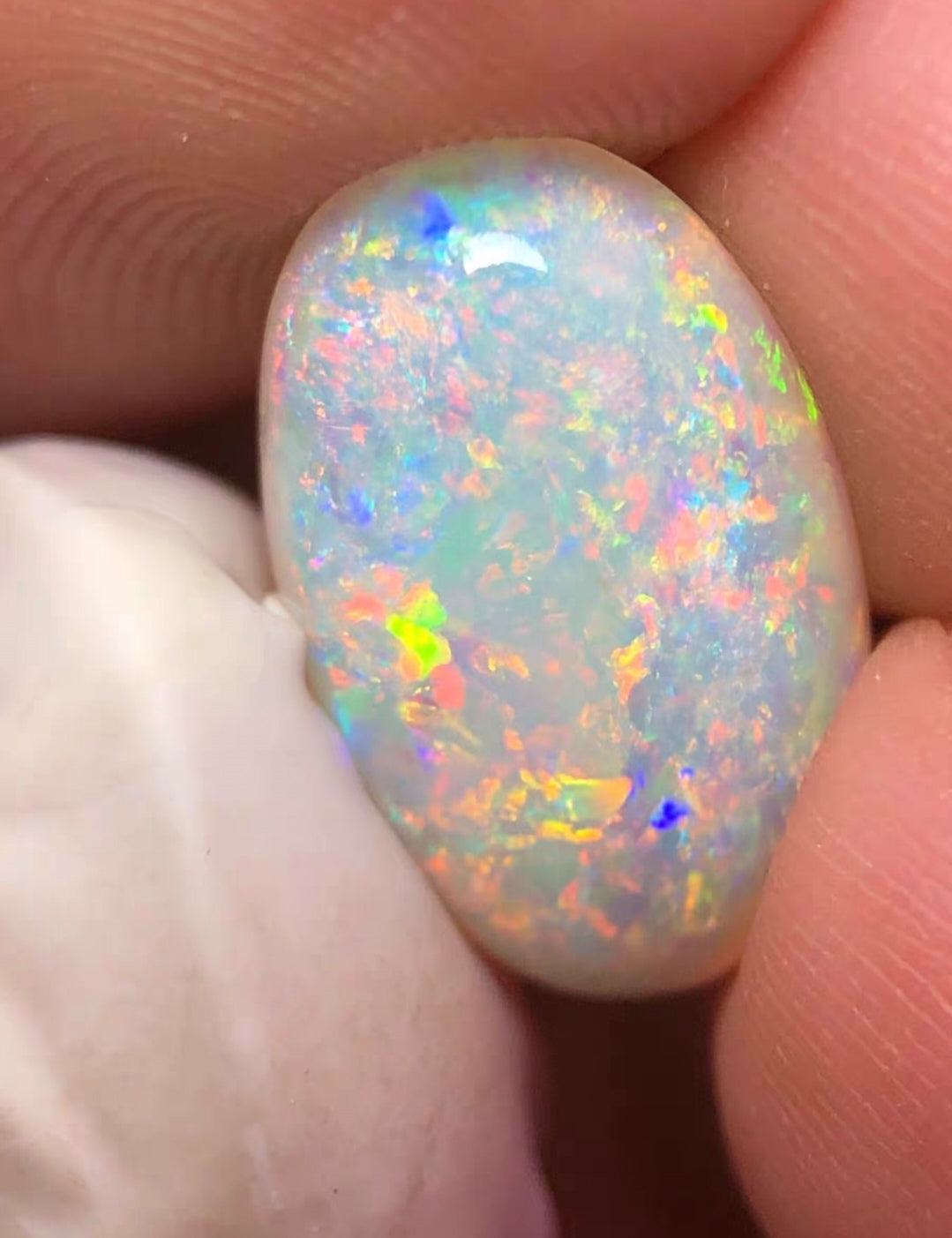 'Pleasure Blossom' 4ct Natural Solid Australian Crystal opal 15.3x9.3x4.8mm