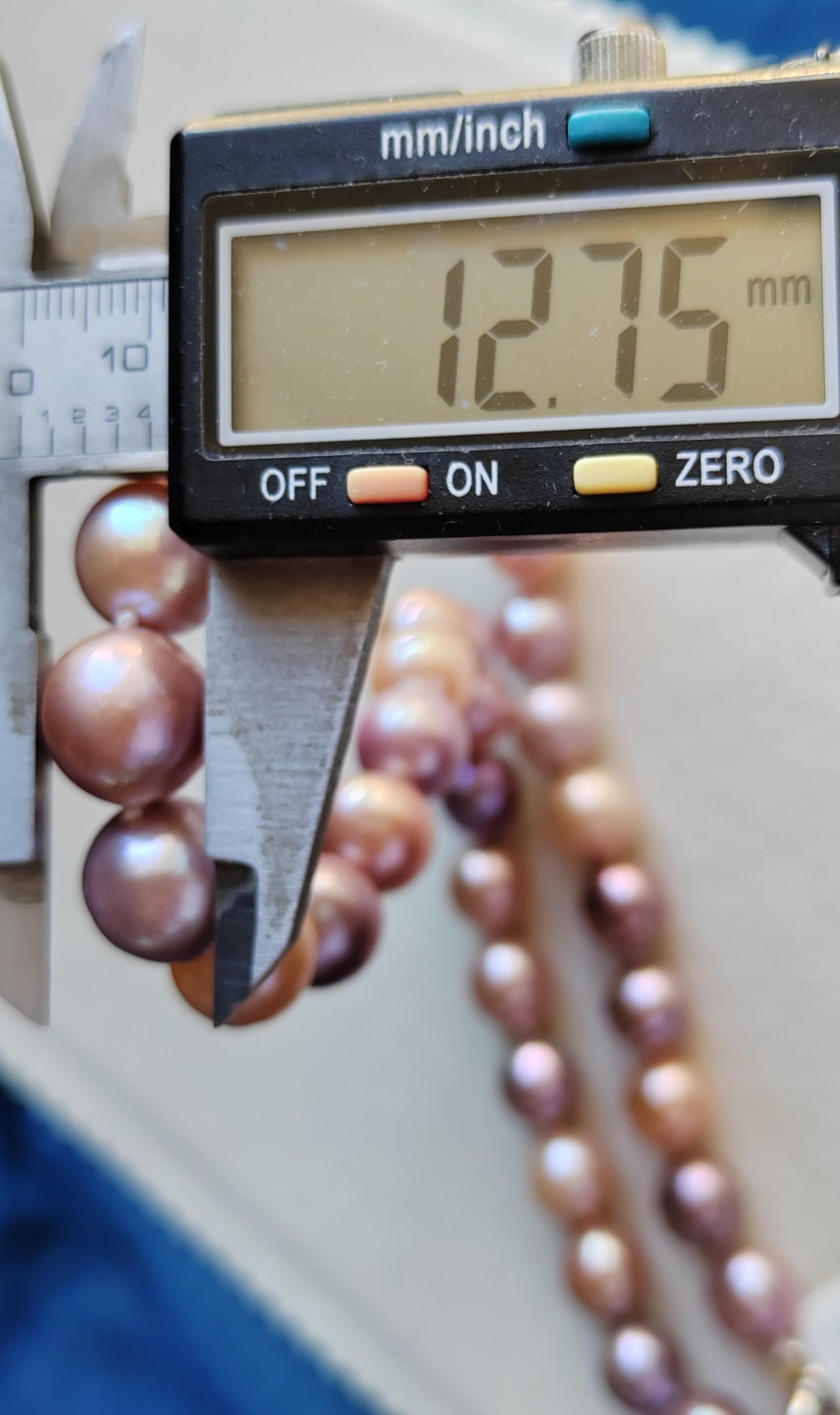 11-12.7mm Genuine freshwater pearls classic necklace