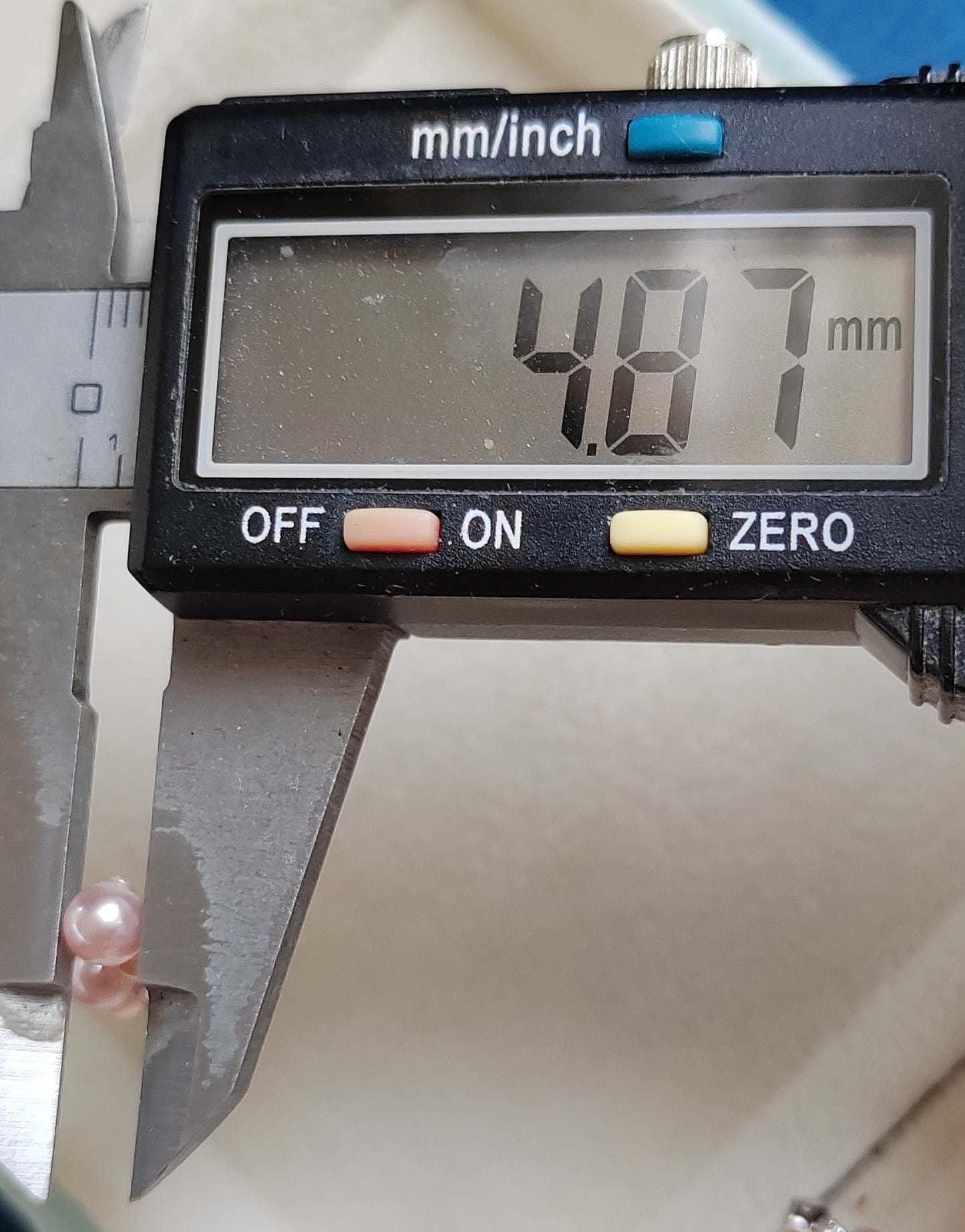 3.8-4.8mm Genuine freshwater pearls multicolour earrings