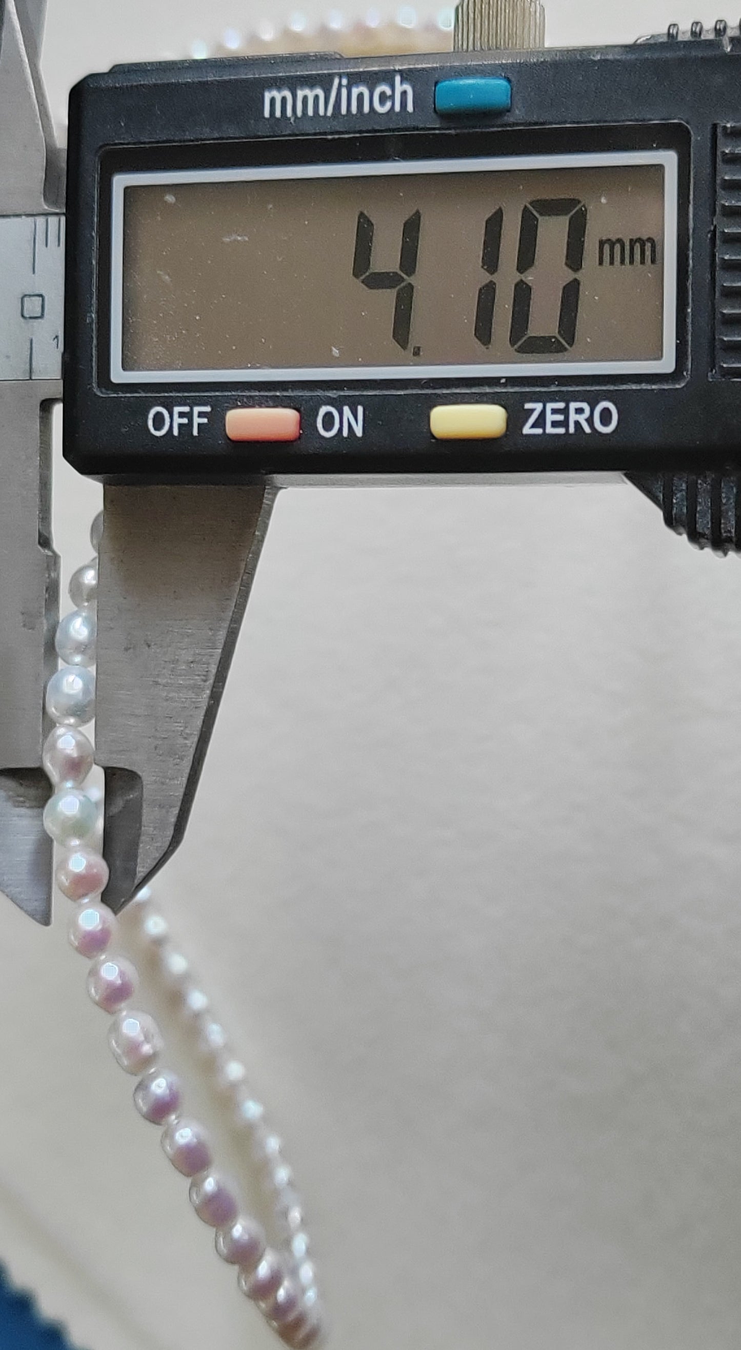 3.5-4mm Genuine freshwater keshi pearls classic necklace