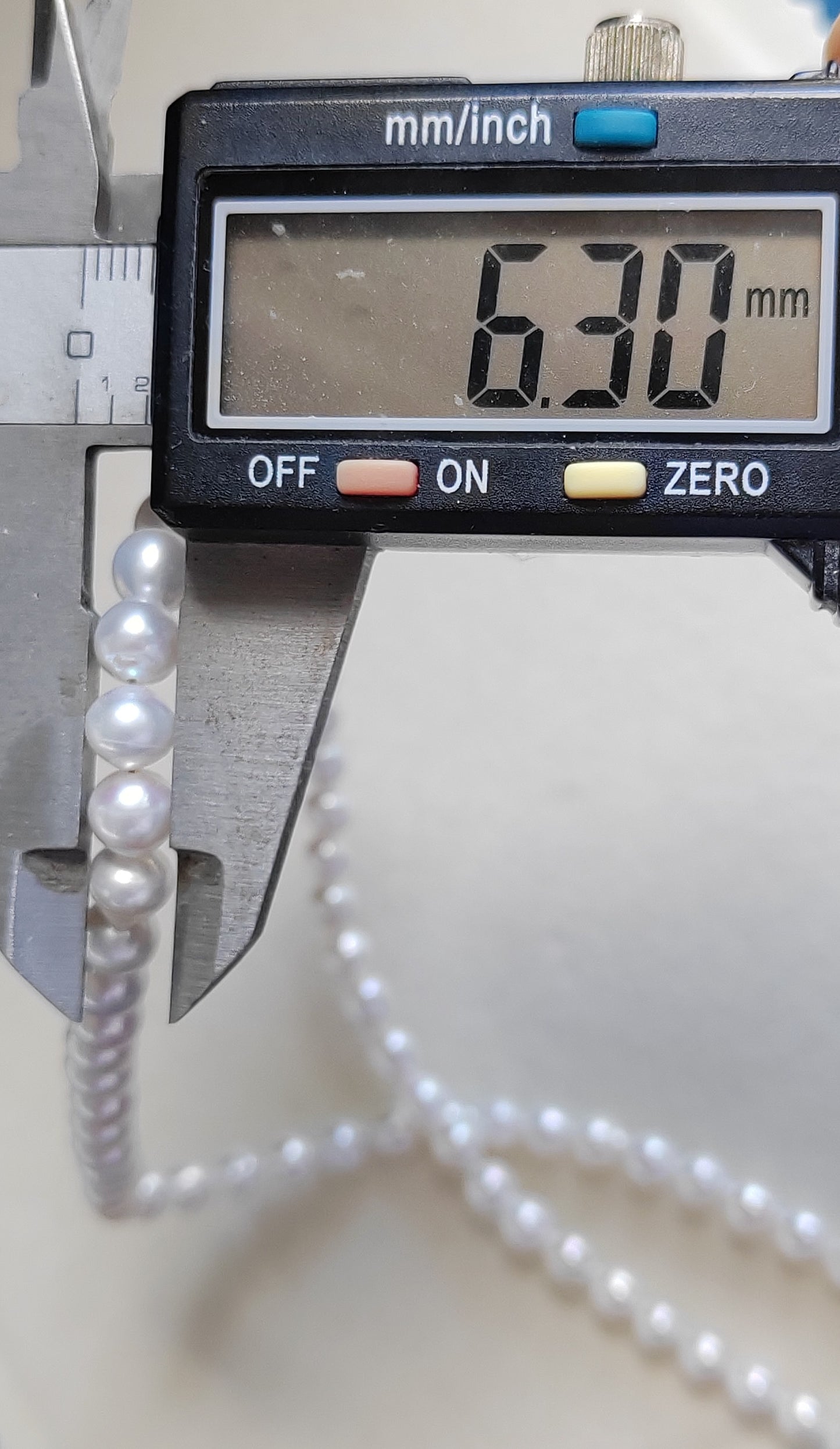 5.5-6.3mm Genuine freshwater pearls classic necklace