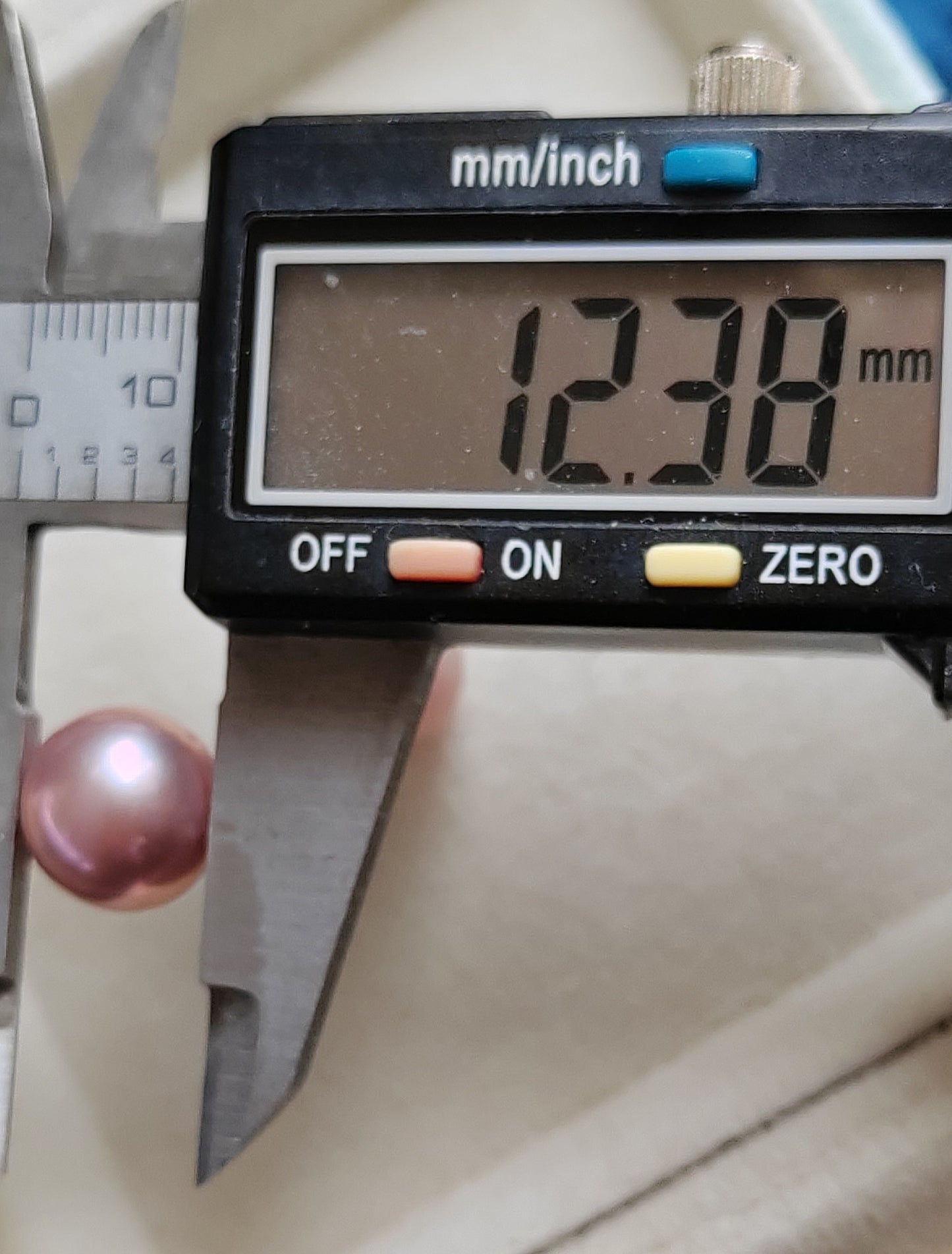 12.3mm Genuine freshwater pearls essential earrings studs silver