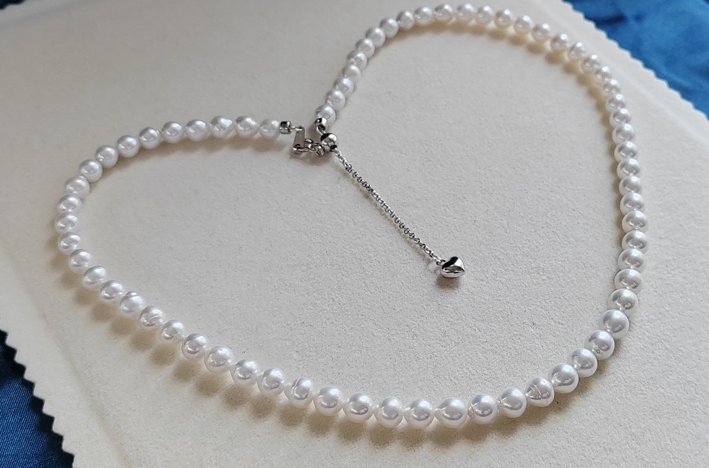 5.5-6.3mm Genuine freshwater pearls classic necklace