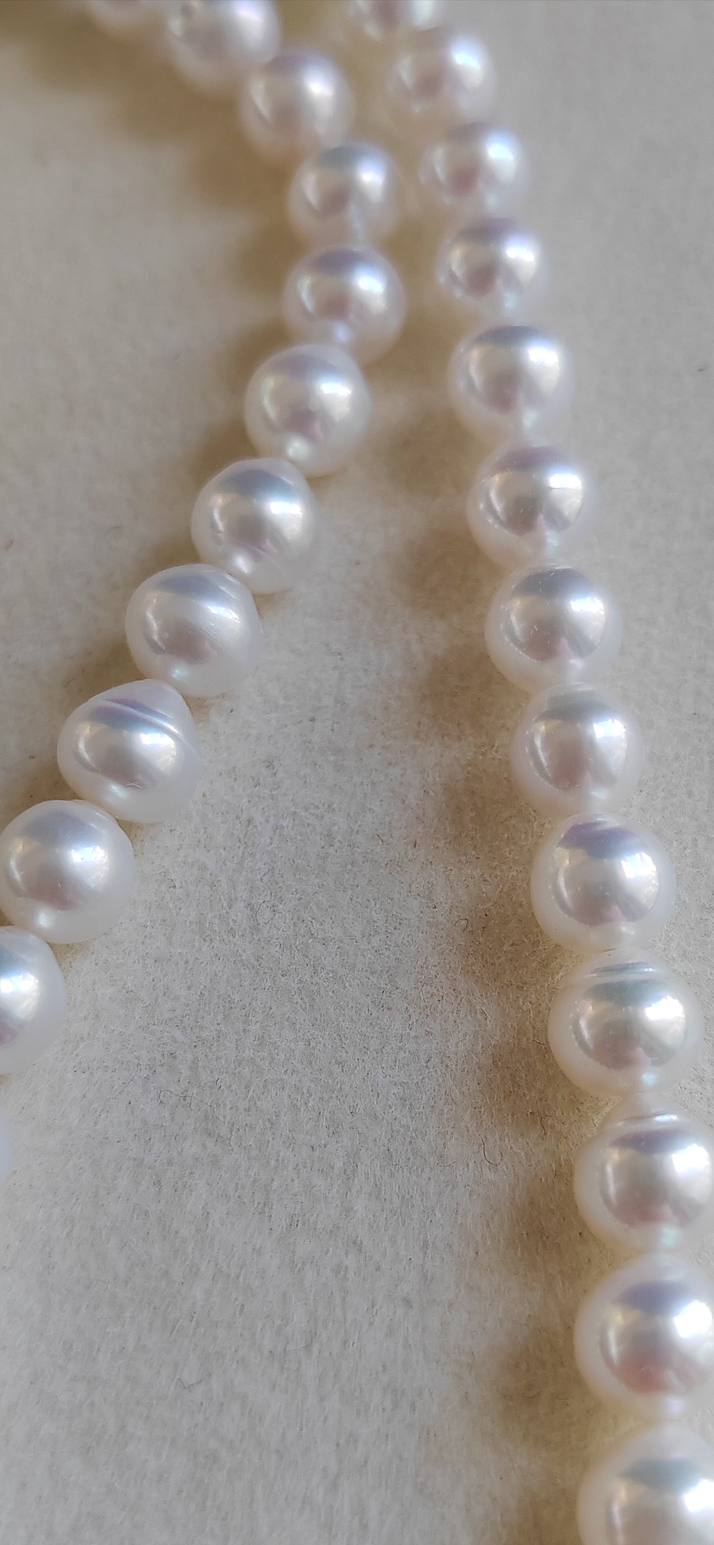 5.5-6.3mm Genuine freshwater pearls classic necklace