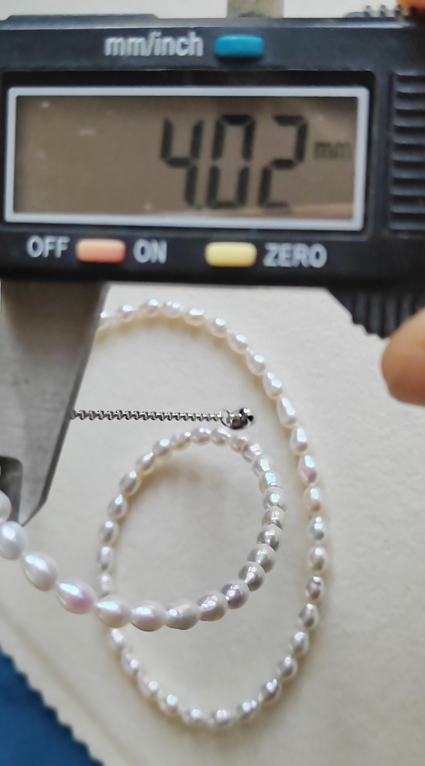 4-4.5mm Genuine freshwater keshi pearls classic necklace