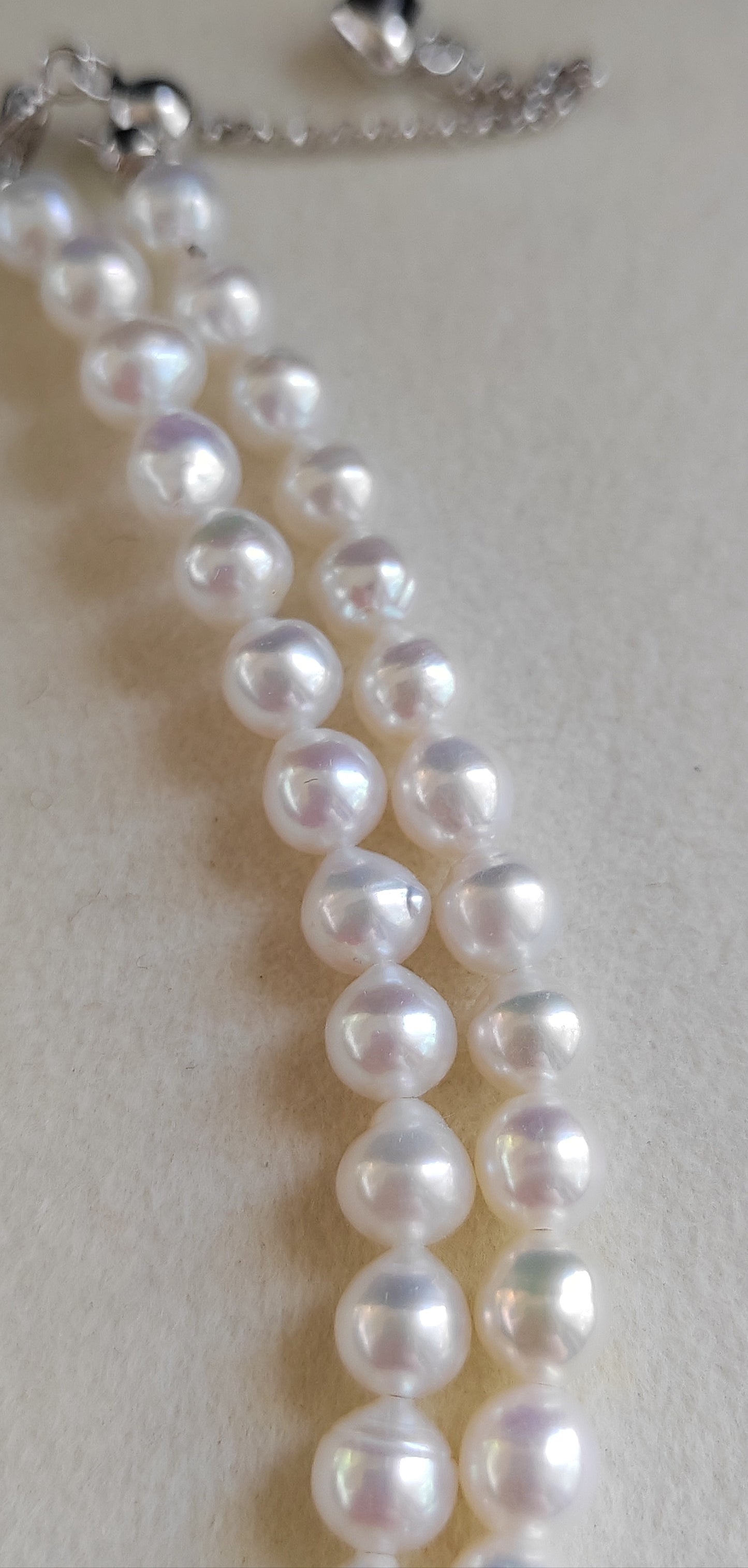 5.5-6.3mm Genuine freshwater pearls classic necklace