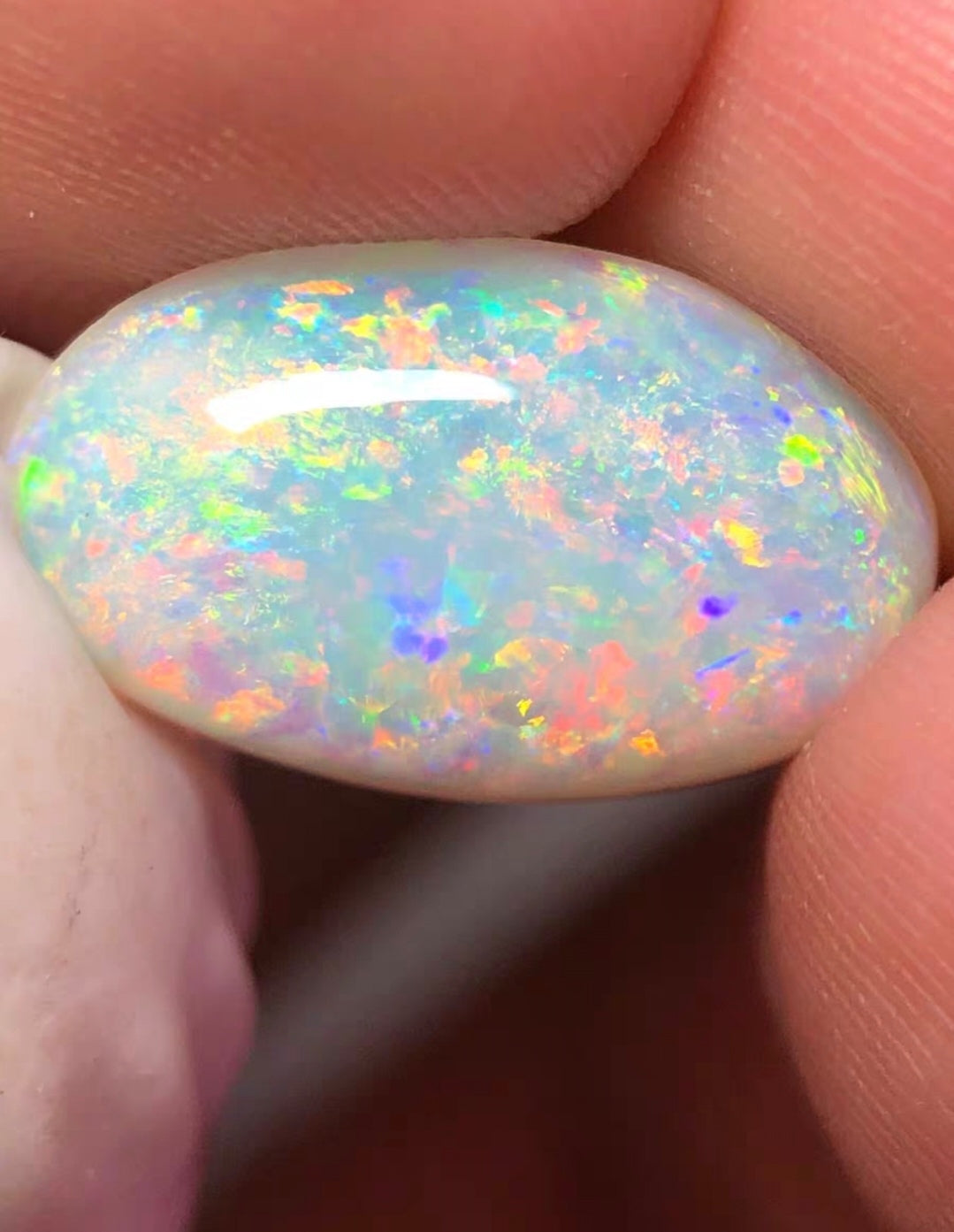 'Pleasure Blossom' 4ct Natural Solid Australian Crystal opal 15.3x9.3x4.8mm