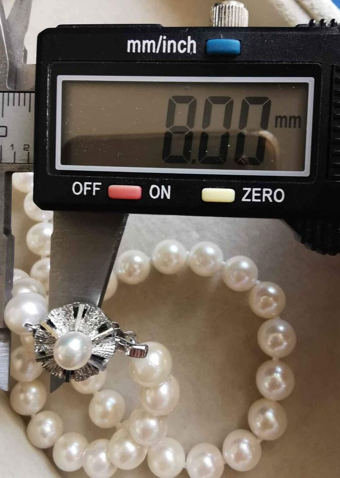 8-8.5mm Genuine Japanese akoya pearls uniform necklace