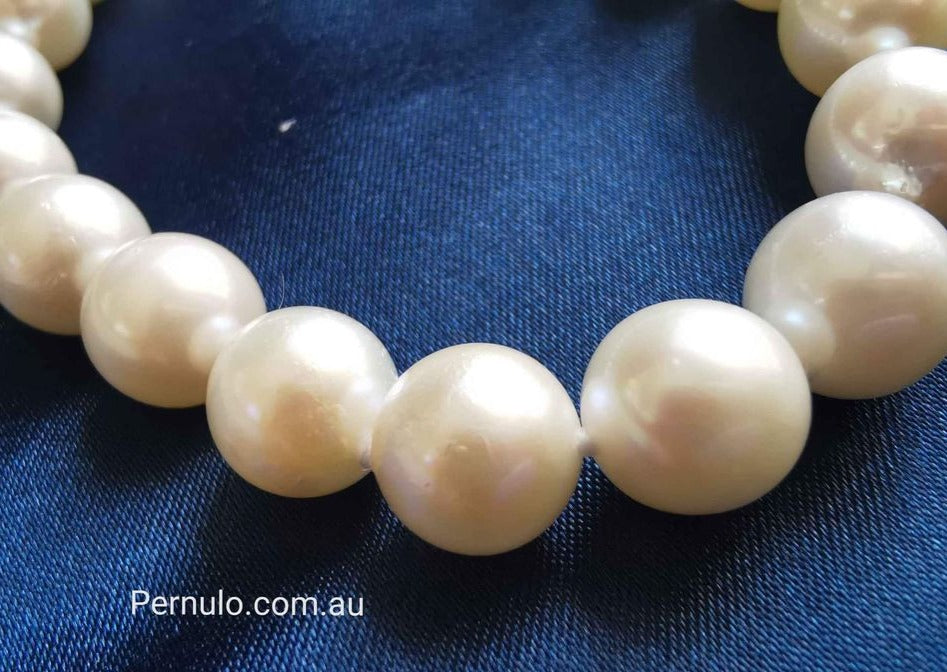 8-8.5mm Genuine Japanese akoya pearls uniform necklace