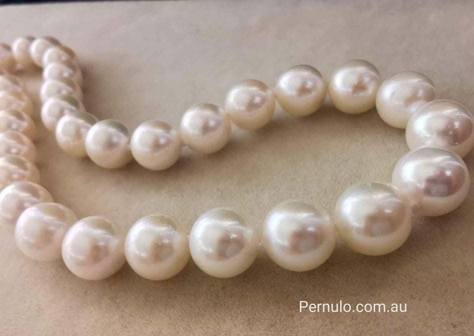 8-8.5mm Genuine Japanese akoya pearls uniform necklace