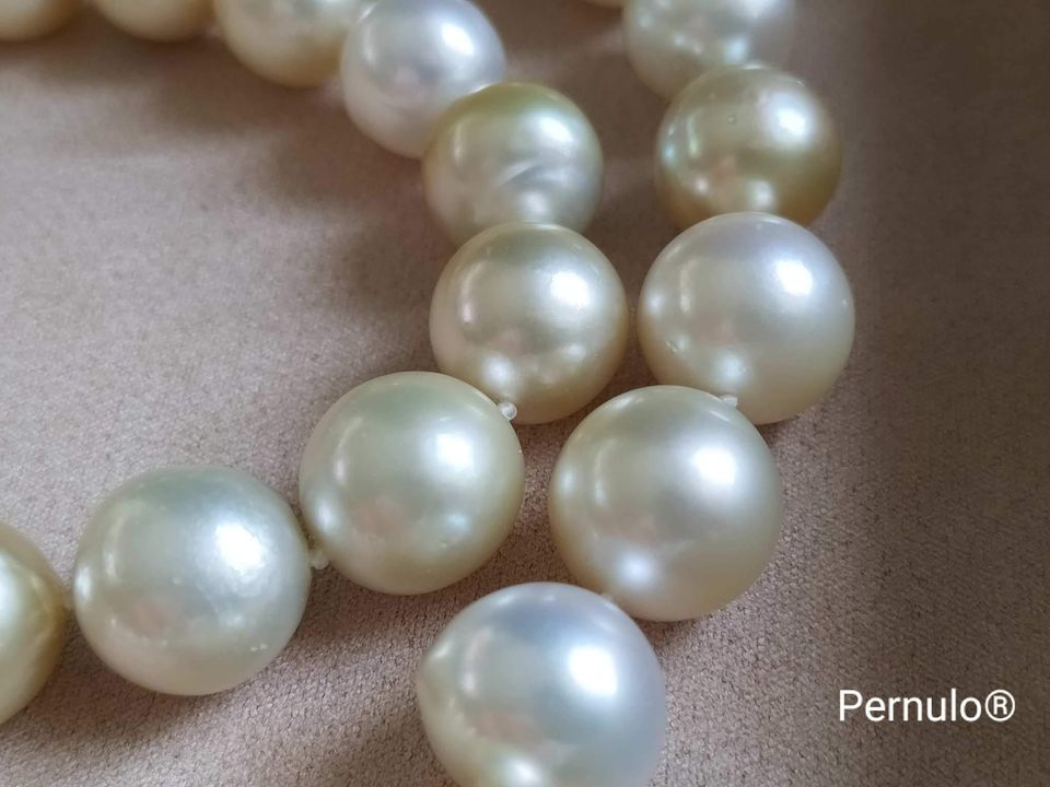 12-17mm Genuine South Sea Pearls c 'Super Matinee' necklace 51cm
