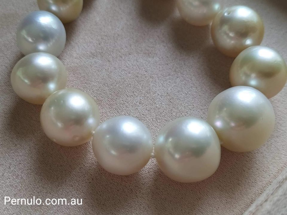 12-17mm Genuine South Sea Pearls c 'Super Matinee' necklace 51cm