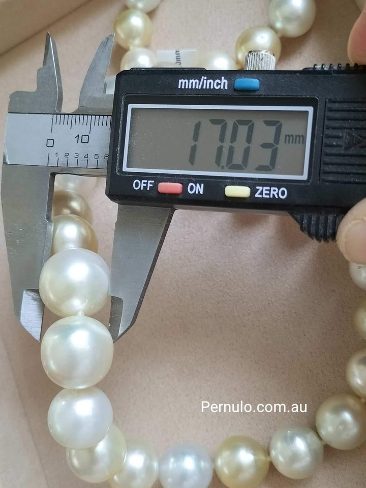 12-17mm Genuine South Sea Pearls c 'Super Matinee' necklace 51cm