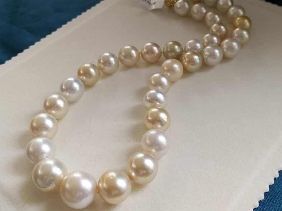12-17mm Genuine South Sea Pearls c 'Super Matinee' necklace 51cm