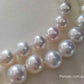 11-14mm Genuine south sea white pearls classic necklace