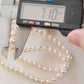 5.5-7.1mm Genuine Akoya round pearls AAA+ Classic 14k gold Matinee necklace 62cm