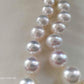 11-14mm Genuine south sea white pearls classic necklace