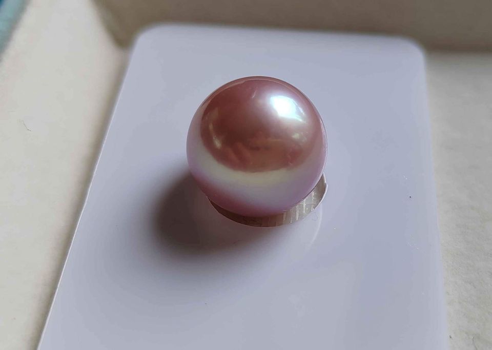 13.6mm Genuine Freshwater Loose Pearl Piece AAA+