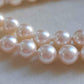 8.5-9mm Genuine Japanese akoya round pearls classic 14k gold necklace