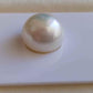 13.7mm Genuine south sea white pearl button loose pearl