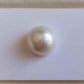 13.7mm Genuine south sea white pearl button loose pearl