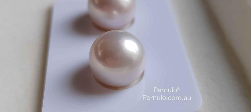 13.1/13.3mm Genuine Freshwater Loose Pearl Pair Round