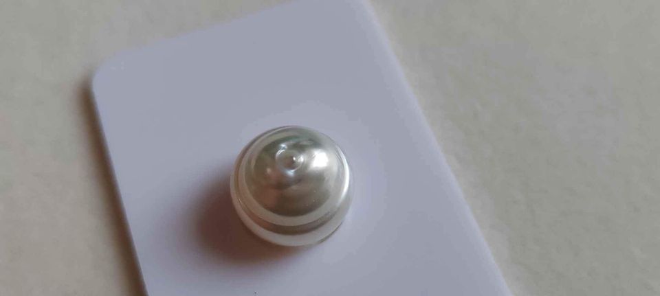 12.6mm Genuine south sea white pearl semibaroque loose pearl