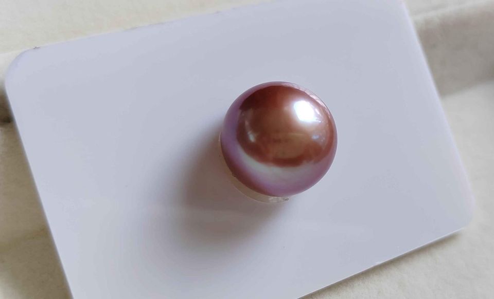 12.7mm Genuine Freshwater loose Pearl piece Round