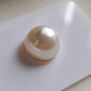 13.1mm Genuine south sea white pearl semiround loose pearl