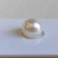 10.6mm Genuine south sea white pearl button loose pearl