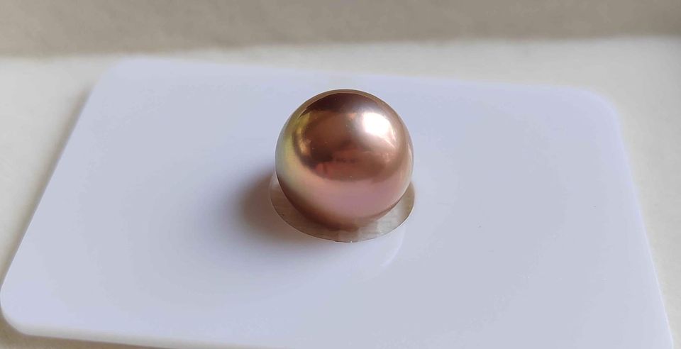 11.1X11.5mm Genuine Freshwater Edison Loose Pearl Piece