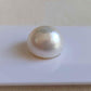 13.7mm Genuine south sea white pearl button loose pearl