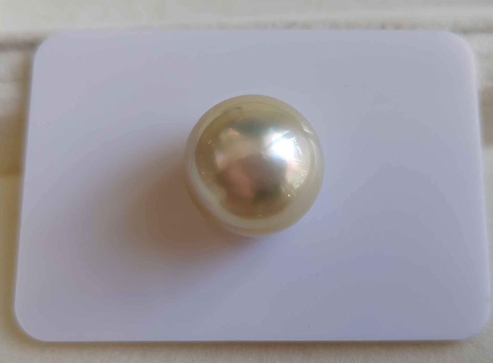 14.2mm Genuine south sea pearl semibaroque loose pearl