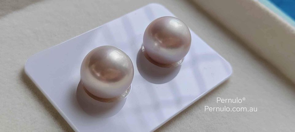 13.1/13.3mm Genuine Freshwater Loose Pearl Pair Round