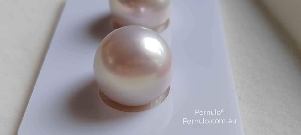 13.1/13.3mm Genuine Freshwater Loose Pearl Pair Round