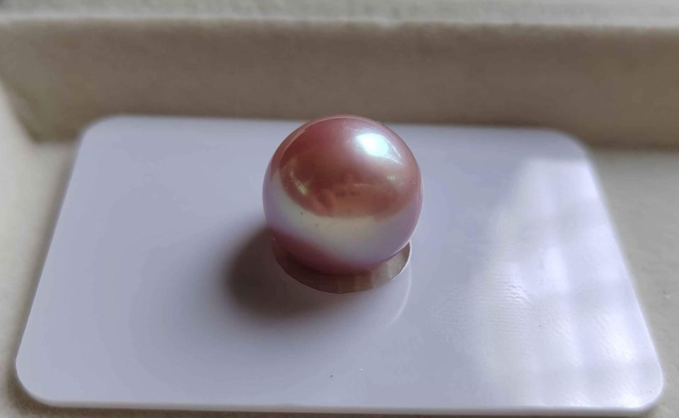 13.6mm Genuine Freshwater Loose Pearl Piece AAA+