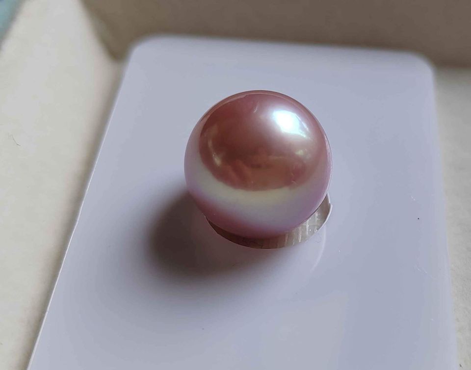 13.6mm Genuine Freshwater Loose Pearl Piece AAA+