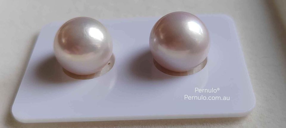 13.1/13.3mm Genuine Freshwater Loose Pearl Pair Round