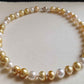 9.1-11.6mm Genuine south sea pearls classic necklace 14k white gold