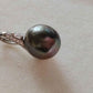 Free shipment 10.1mm Genuine tahitian south sea pearl classic necklace