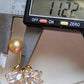 'Golden dandelion' brooch genuine golden south sea pearl 11.2x11.7mm
