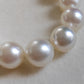 8-10mm Genuine Broome south Sea white pearls classic 14k necklace