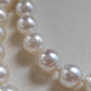 8-10mm Genuine Broome south Sea white pearls classic 14k necklace