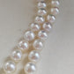 8-10mm Genuine Broome south Sea white pearls classic 14k necklace