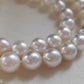 8-10mm Genuine Broome south Sea white pearls classic 14k necklace